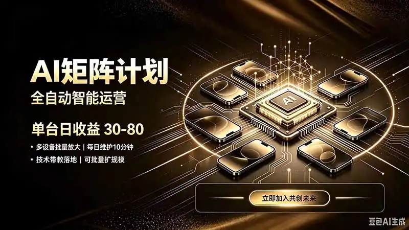 AI智能对话,矩阵规模化创业,全程技术扶持,长久稳定,日入800+-聚力云网创