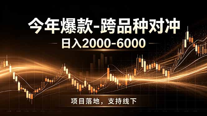 全新跨品种对冲模式上线！日稳定盈利 2000-6000，合规长久可批量放大-聚力云网创