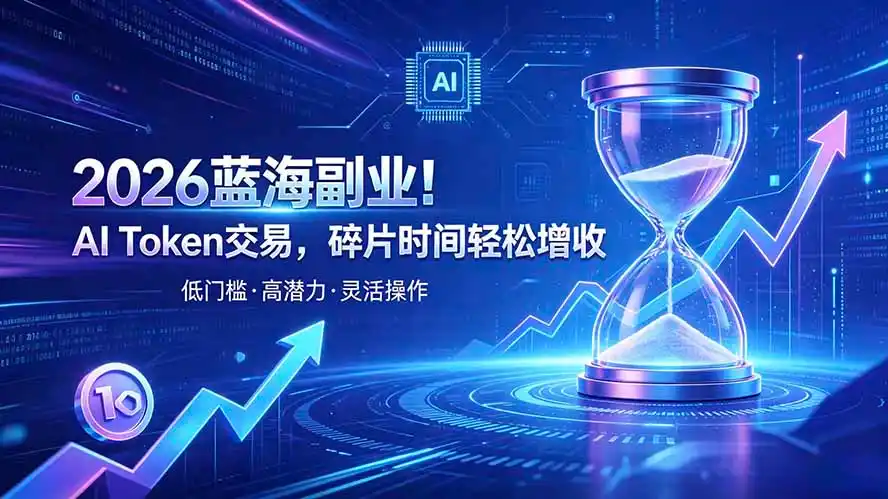AI Token算力赛道!普通人可入局的数字副业-聚力云网创
