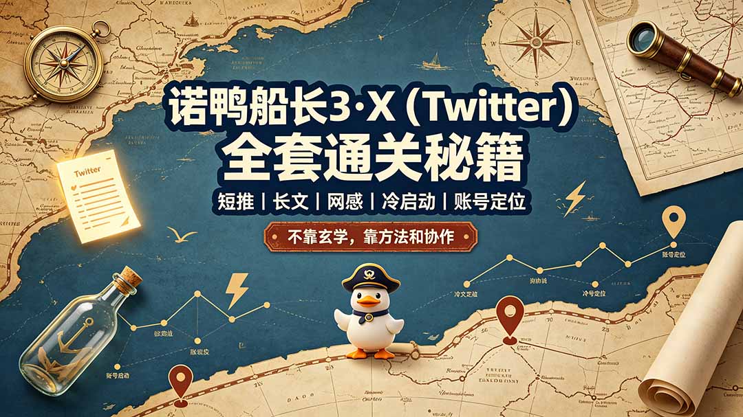 诺鸭船长3·X(Twitter-聚力云网创
