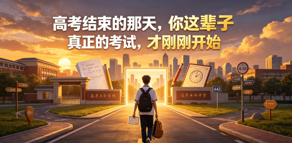 付费文章：高考结束的那天，你这辈子真正的考试，才刚刚开始-聚力云网创
