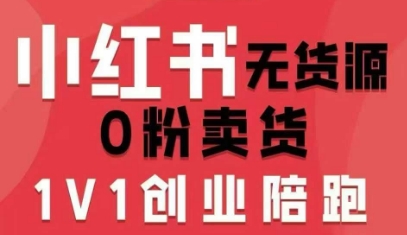 小红书无货源0粉电商课，开店准备、选品策略、笔记撰写、视频剪辑、数据分析、账号打造、资料文档(更新26年2月)-聚力云网创