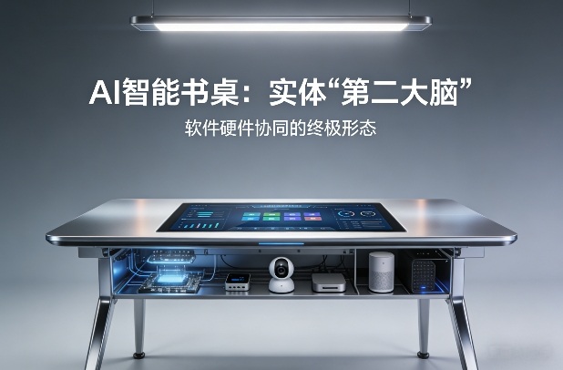 AI智能书桌搭建，构建你的实体“第二大脑”，软件硬件协同的终极形态-聚力云网创