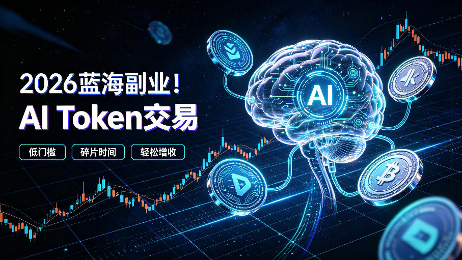 2026全新风口副业｜AI智能Token交易，空闲时间轻松 賺 收益，无需全天盯盘【揭秘】-聚力云网创