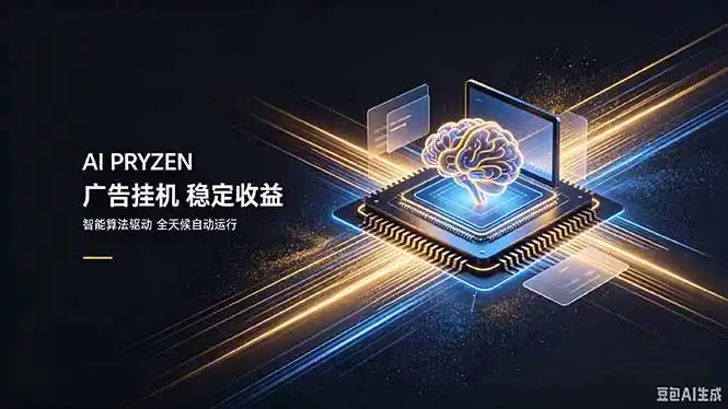 AI Pryzen 广告挂机|24小时自动跑,日入300-500,新手零门槛-聚力云网创
