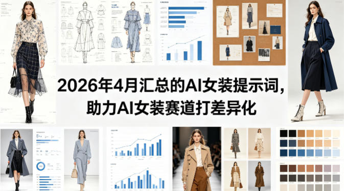 2026年4月汇总的AI女装提示词，助力AI女装赛道打差异化-聚力云网创
