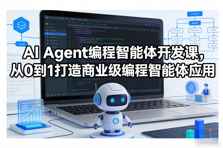 AI Agent编程智能体开发课，从0到1打造商业级编程智能体应用-聚力云网创