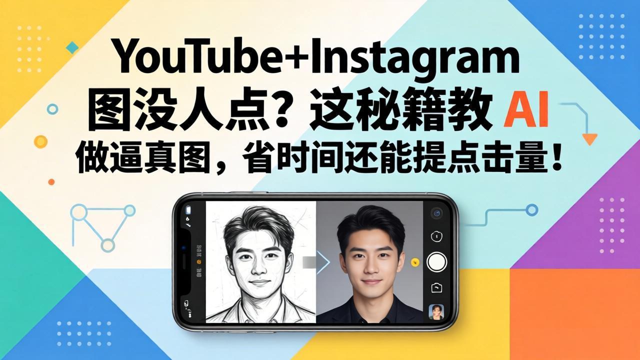 YouTube+Instagram图没人点？这秘籍教 AI 做逼真图，省时间还能提点击量-聚力云网创