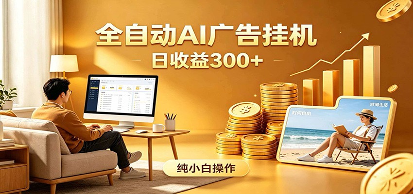 AI风口项目,全程解放双手,后台自动运行赚取收益,每天稳定收益300+-聚力云网创