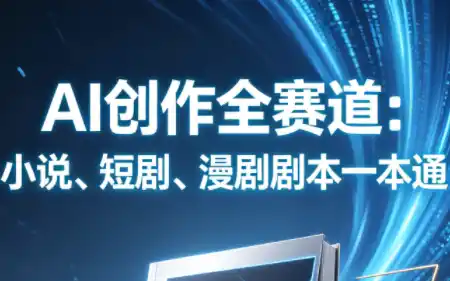 AI创作全赛道：小说、短剧、漫剧剧本一本通(更新9月)-聚力云网创