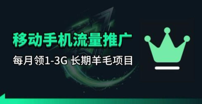 手机流量领取推广_每月一轮，刚需类的长期项目-聚力云网创