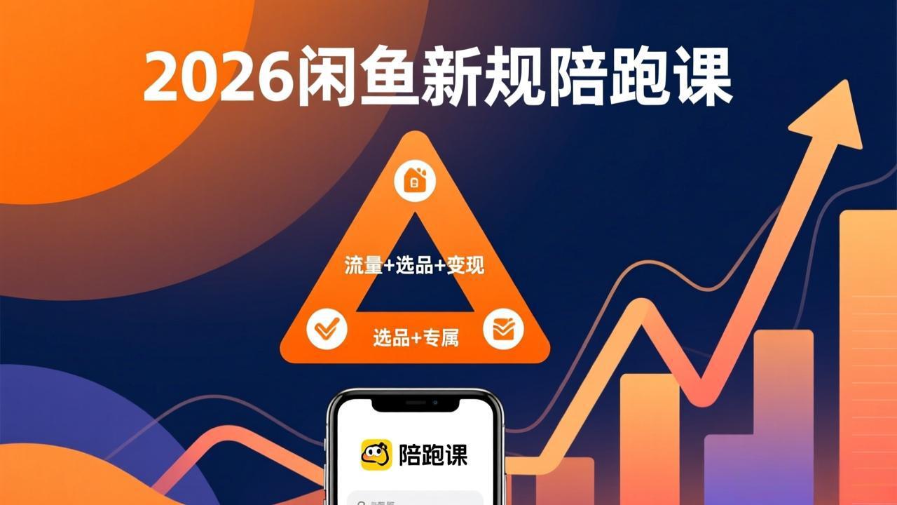 2026闲鱼高阶陪跑课全新上线，带你吃透新规玩转选品流量，从零搭建稳定变现盈利体系-聚力云网创