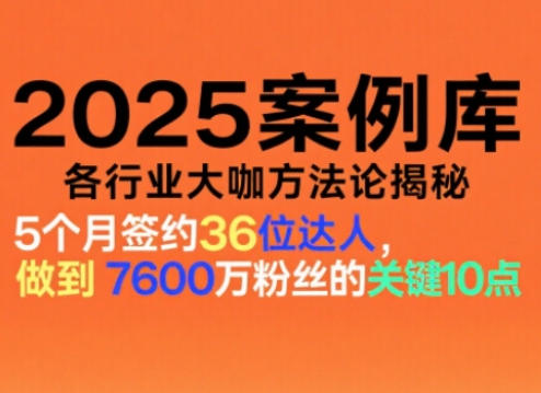 波波来了案例库，收录各行业大咖的方法论，各行业大咖方法论揭秘(更新2026年3月)-聚力云网创